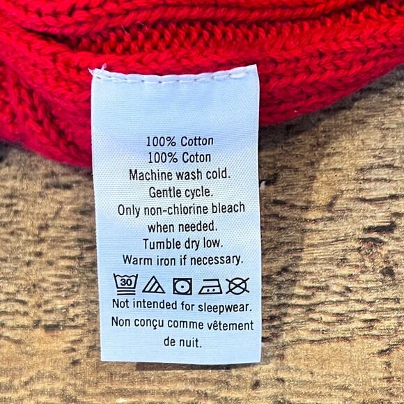 Janie and Jack Red Cable Knit Vest V-Neck Blue Stripe Trim 3-6mos Preppy - Picture 6 of 6